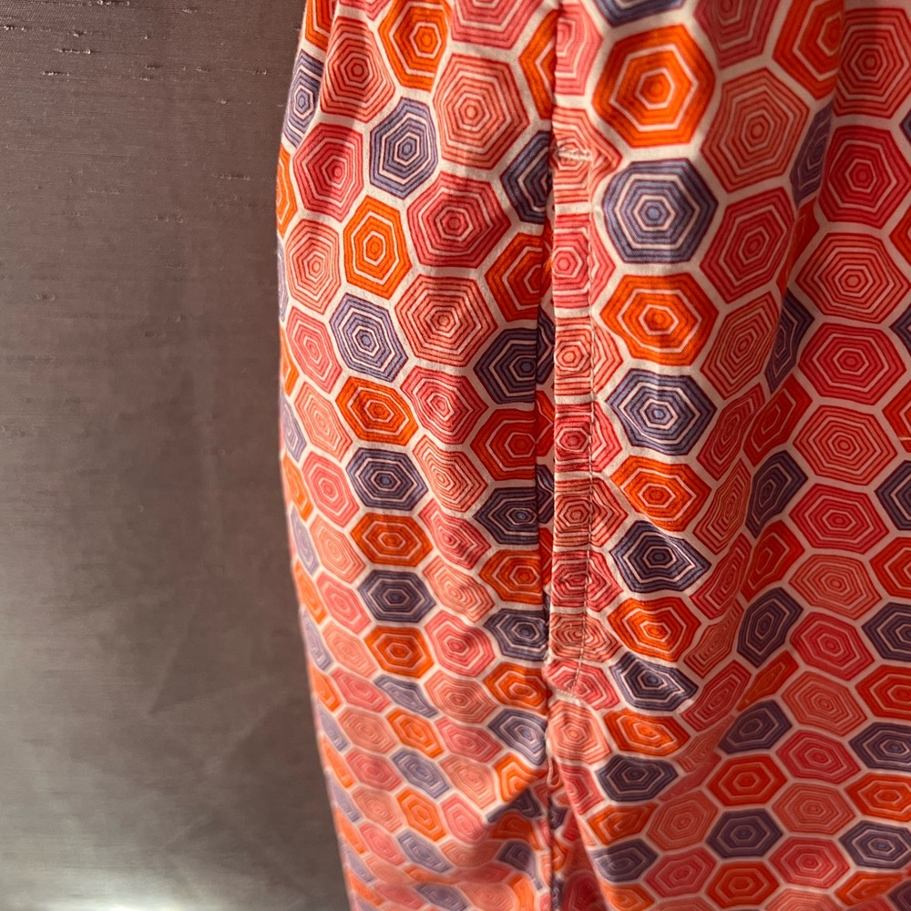 GAP Vintage Drawstring Waist Geo Print Dress/Tunic Size M - Picture 7 of 10